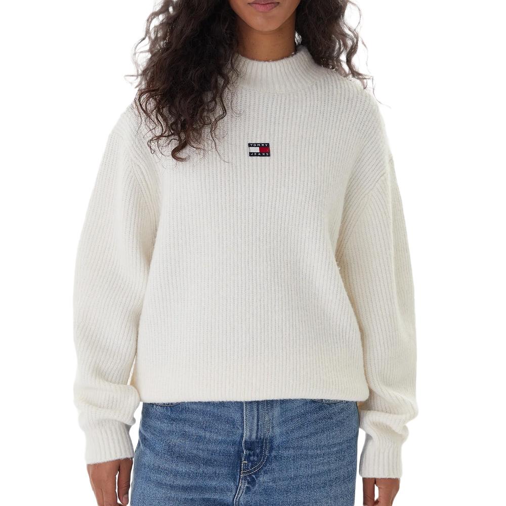 Pull Blanc Femme Tommy Hilfiger DW0DW22109 pas cher