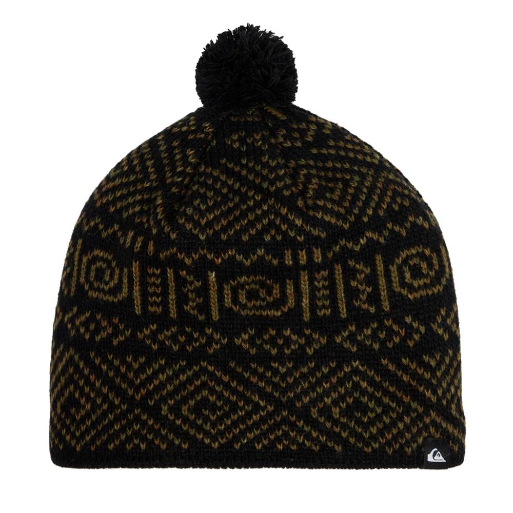 Bonnet Noir/Marron Homme Quiksilver Light Up pas cher