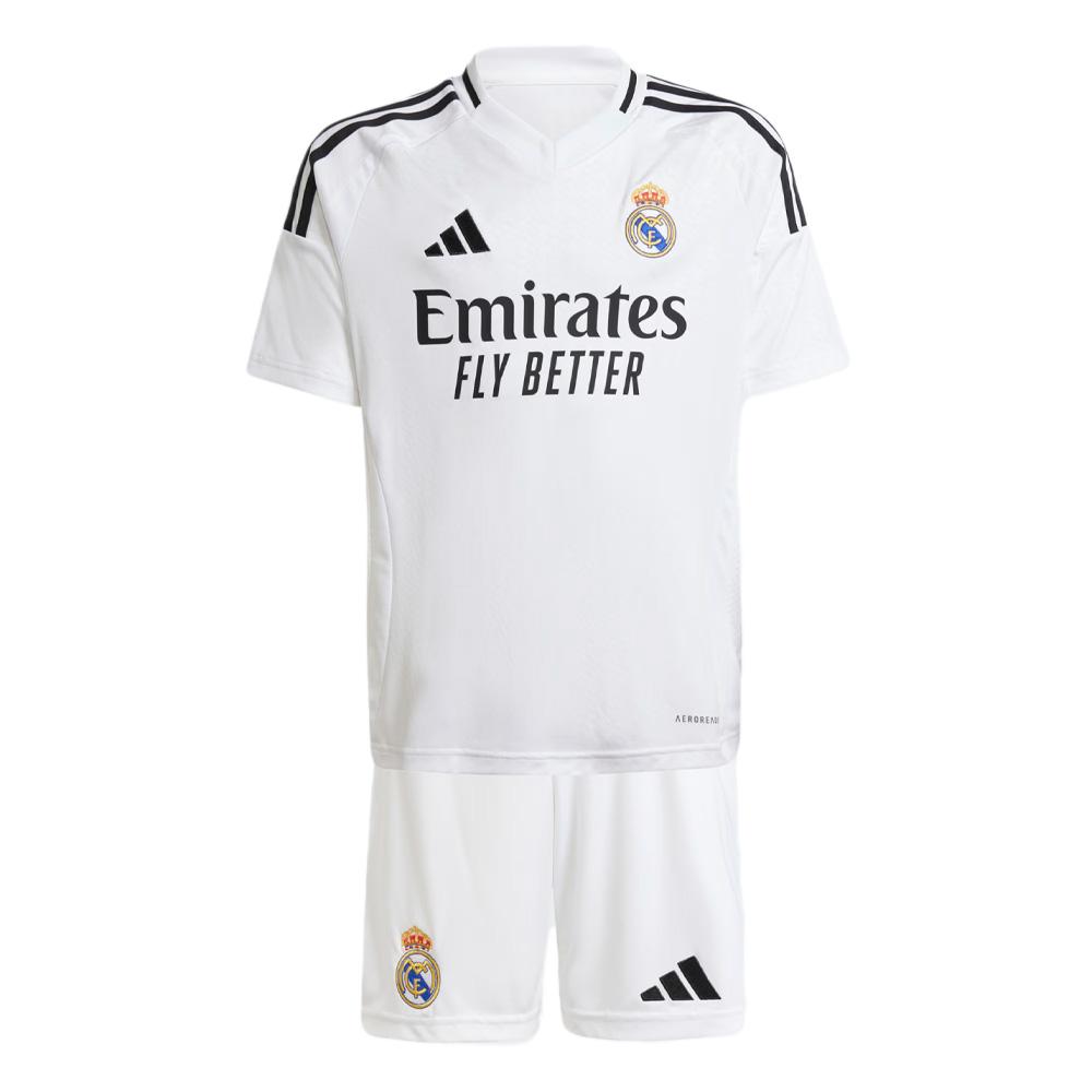 Real Madrid Mini Kit Blanc Enfant Domicile Adidas 24/25 pas cher