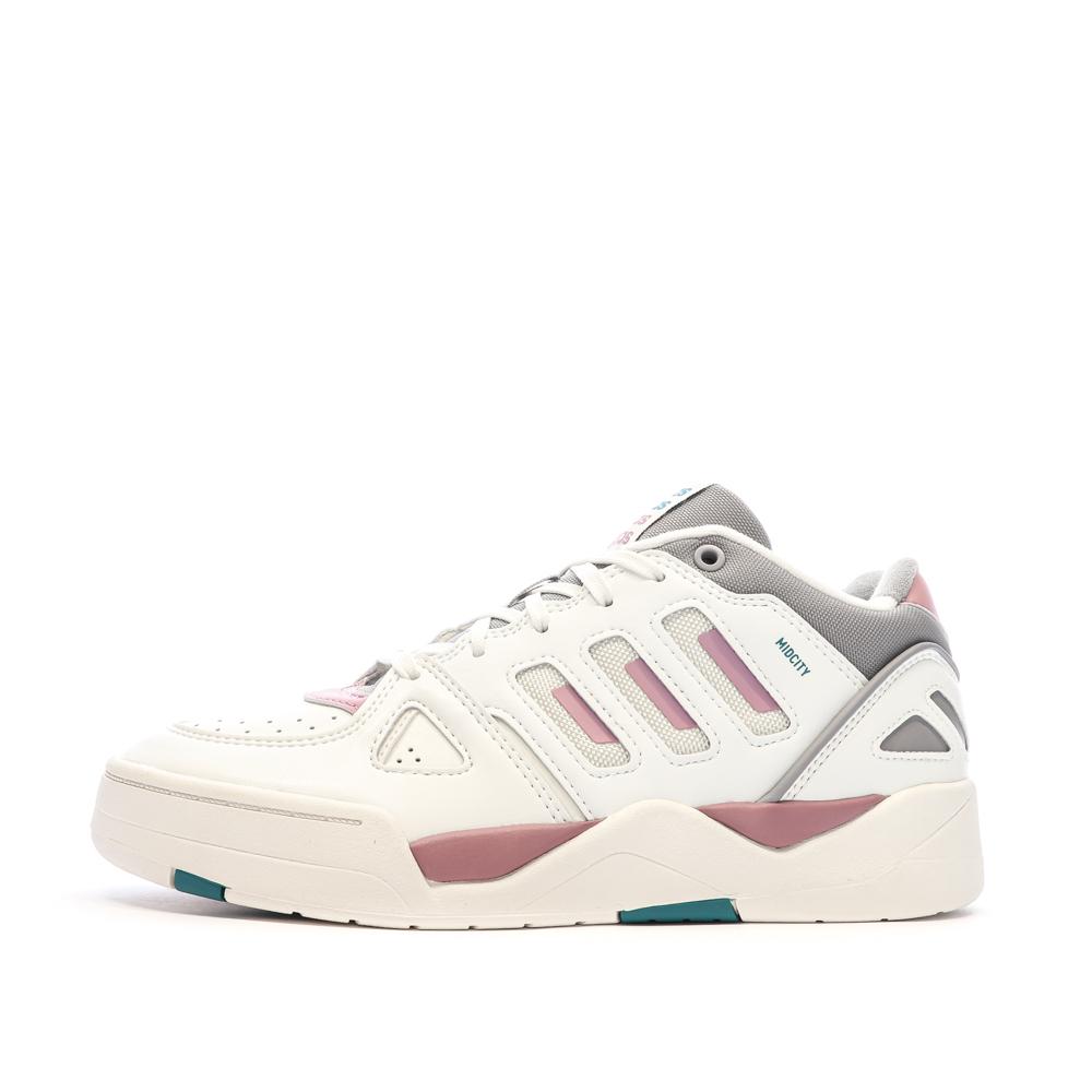 Baskets Blanches Homme Adidas Midcity pas cher