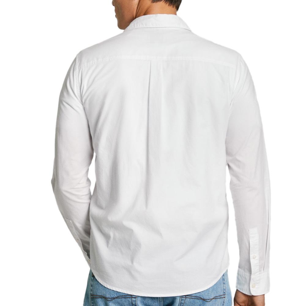 Chemises Blanche Homme Pepe jeans Arnold [688204773db31] vue 2