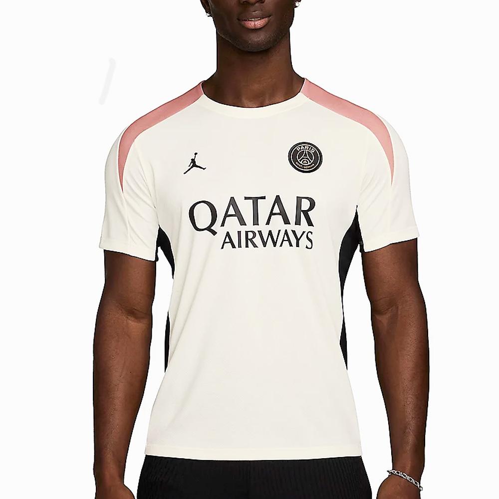 PSG Maillot Training Ecru Nike Jordan 2024/2025 pas cher