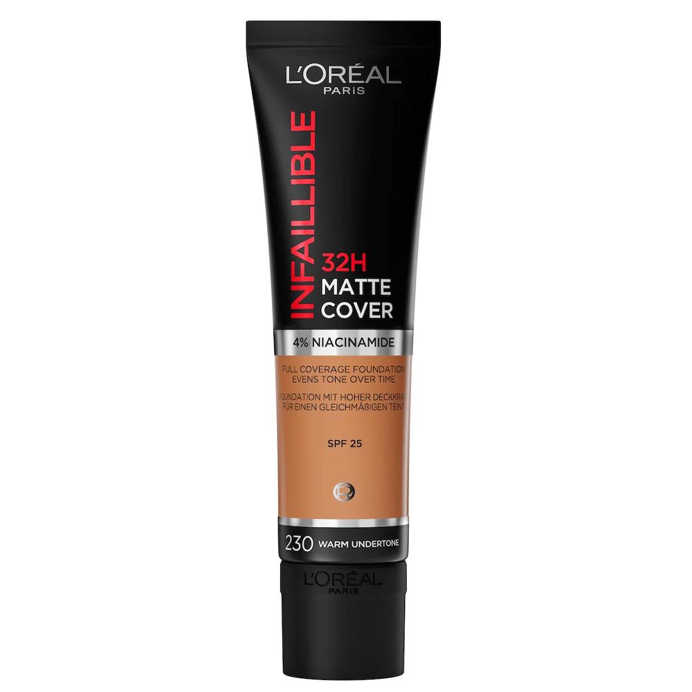 Fond de teint L'Oréal Paris Infaillible Matte Cover 230 Doré pas cher