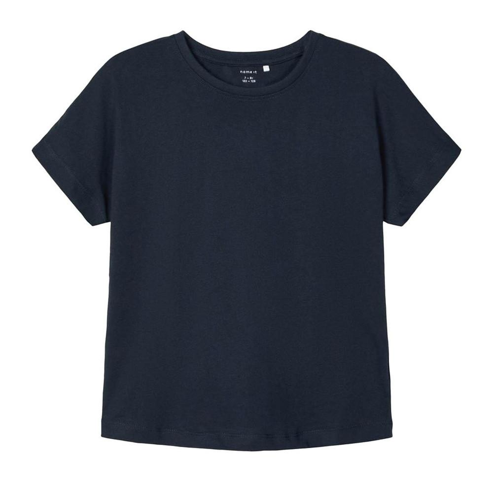 T-Shirt Bleu Fille Name It TIXY pas cher