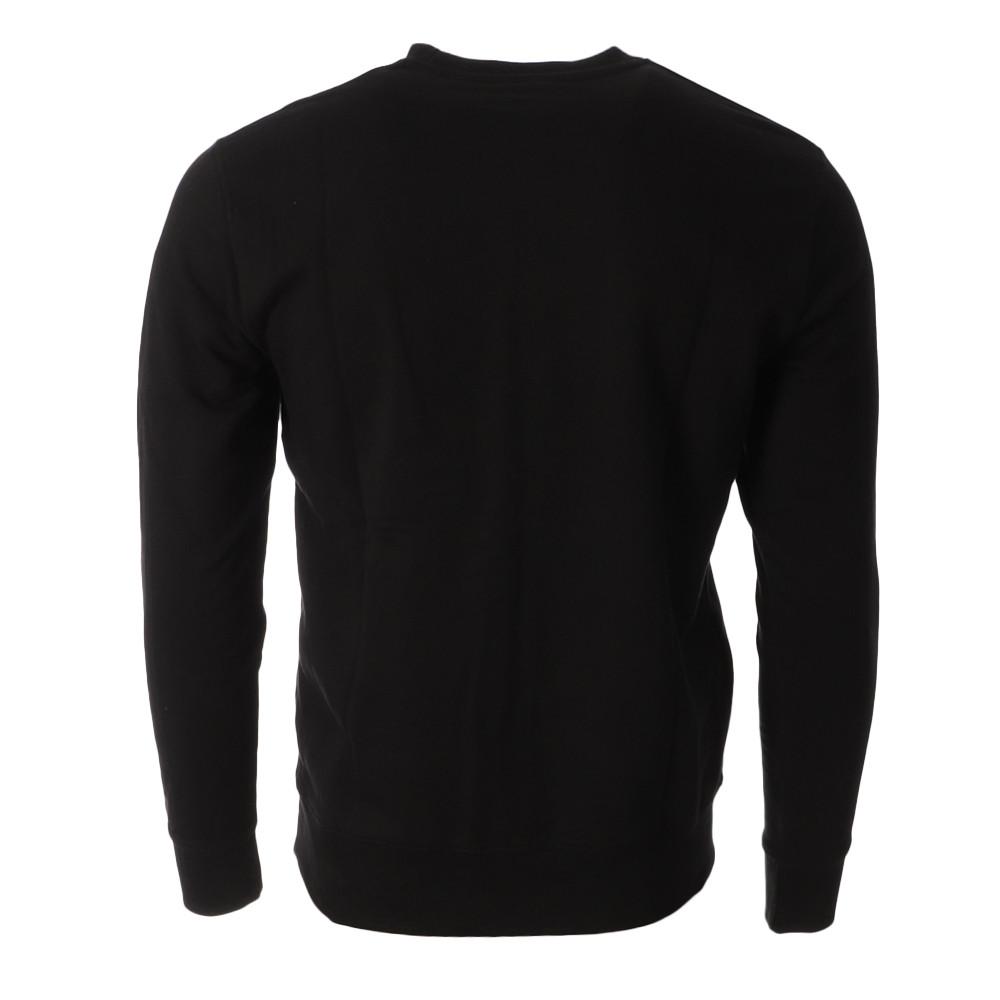 Sweat Noir Homme Schott 752 vue 2