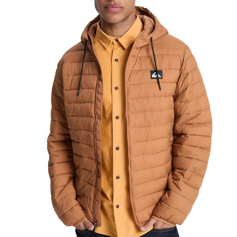 Orangefarbene Daunenjacke für Herren von Quiksilver EQYJK04008 günstig