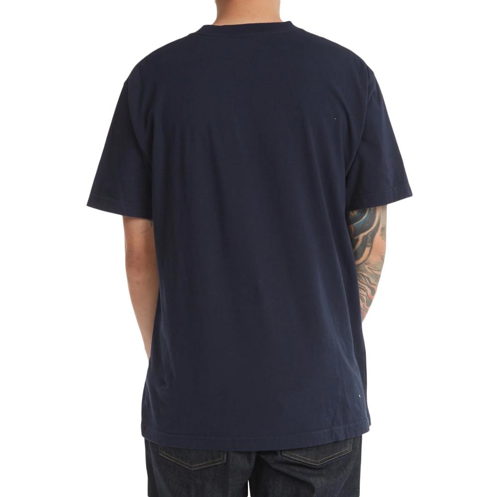 Camiseta azul marino para hombre de DC Shoes Pilot ver 2