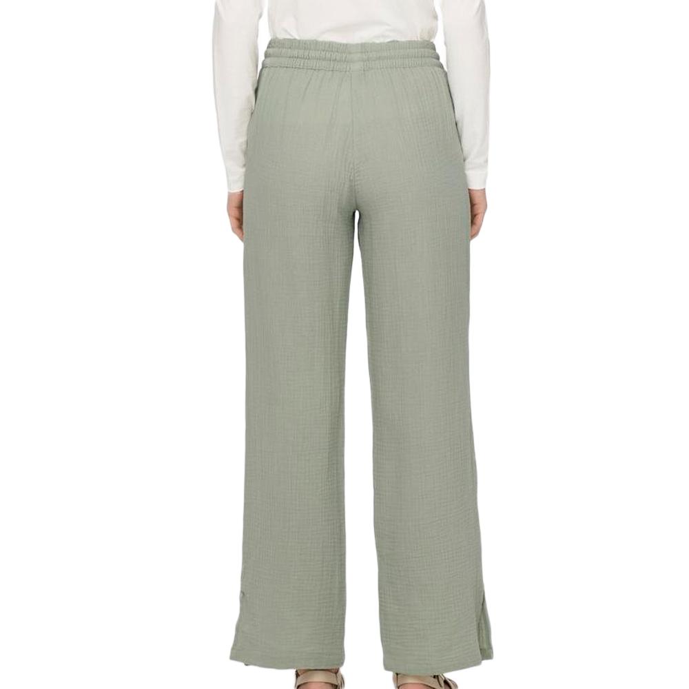 Pantalon Vert Femme JDY Theis Wide vue 2