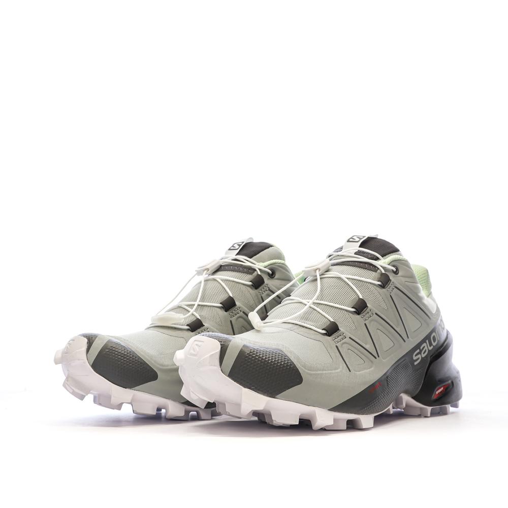 Chaussures de randonnées Grise Femme Salomon Speedcross vue 6