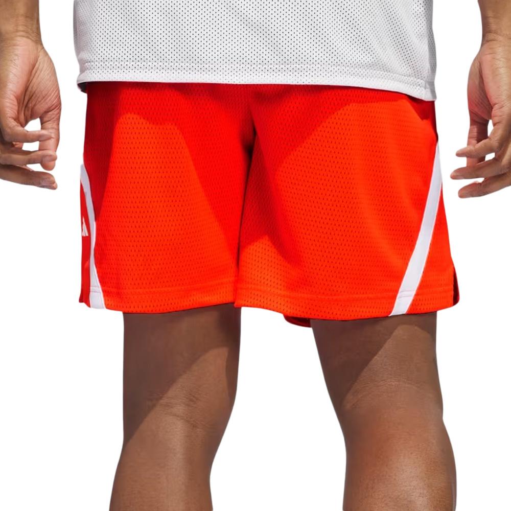 Short Orange Homme Adidas Select vue 2