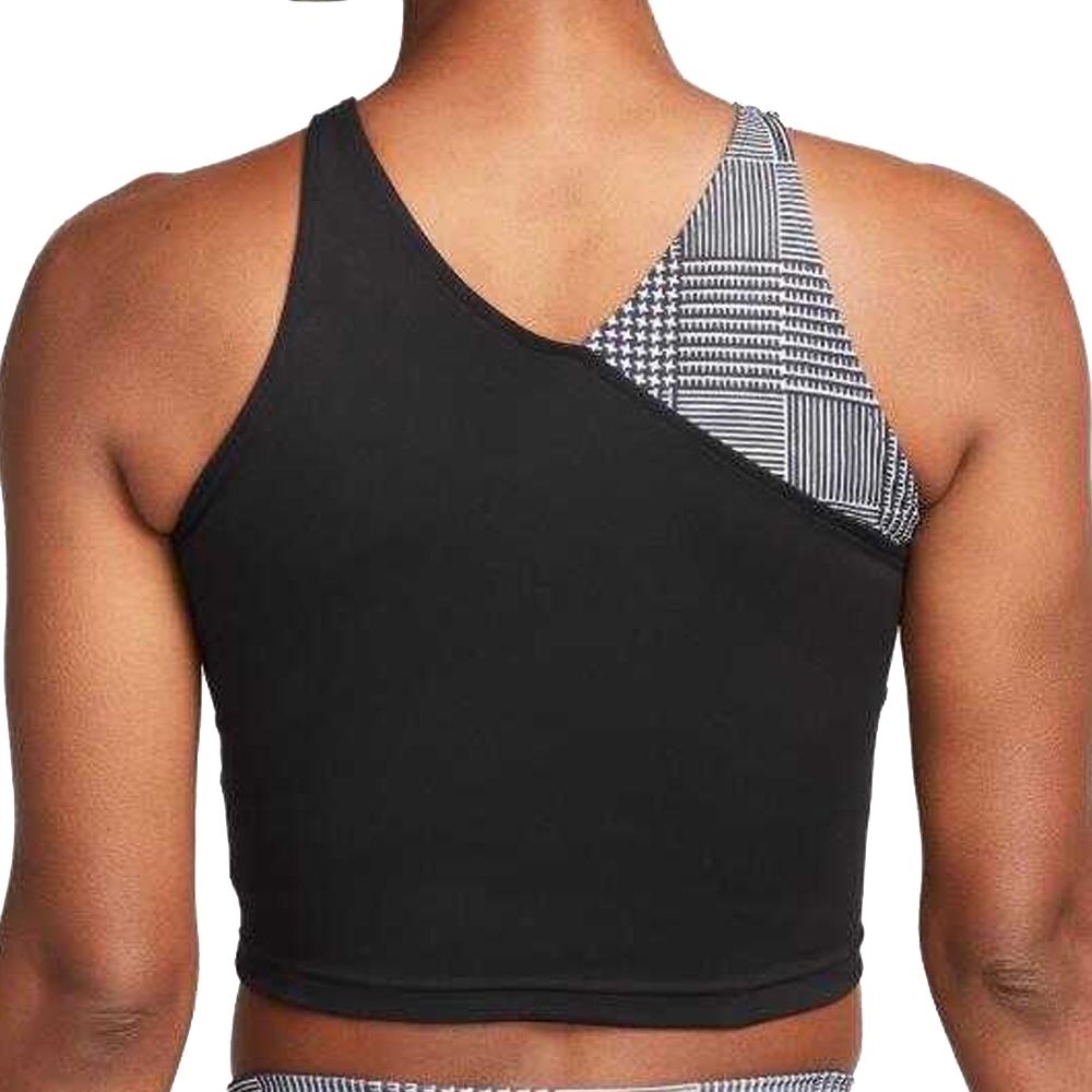 Débardeur Noir/Gris Femme Nike Crop Tank vue 2