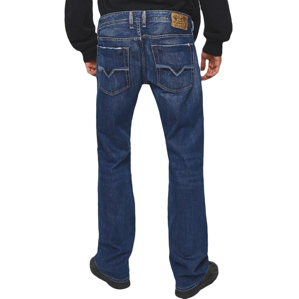Jean Regular Bleu Homme Diesel Zatiny 00ADS4 vue 2