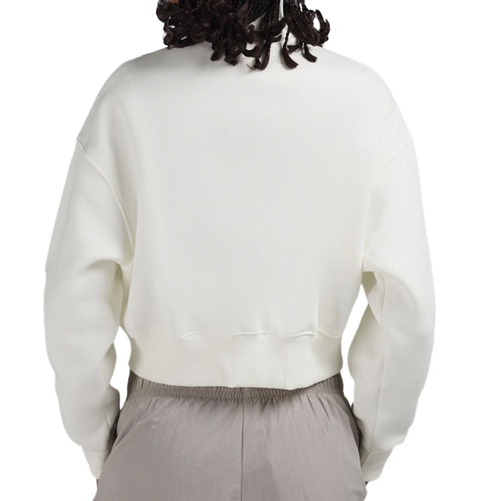 Sweat Zippé Blanc Femme Nike Nsw Style vue 2
