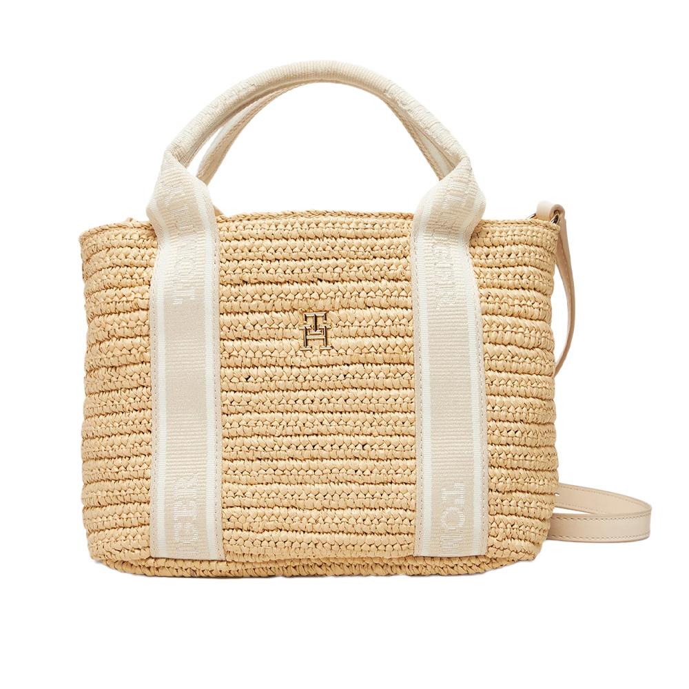 Sac Bandoulière en Paille Femme Tommy Hilfiger Spring pas cher
