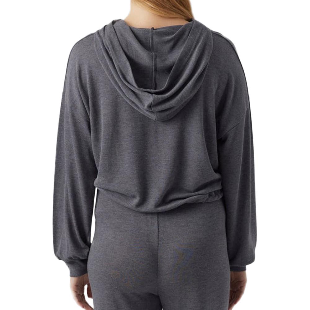 Sweat à Capuche Gris Femme Mamalicious Cassie vue 2
