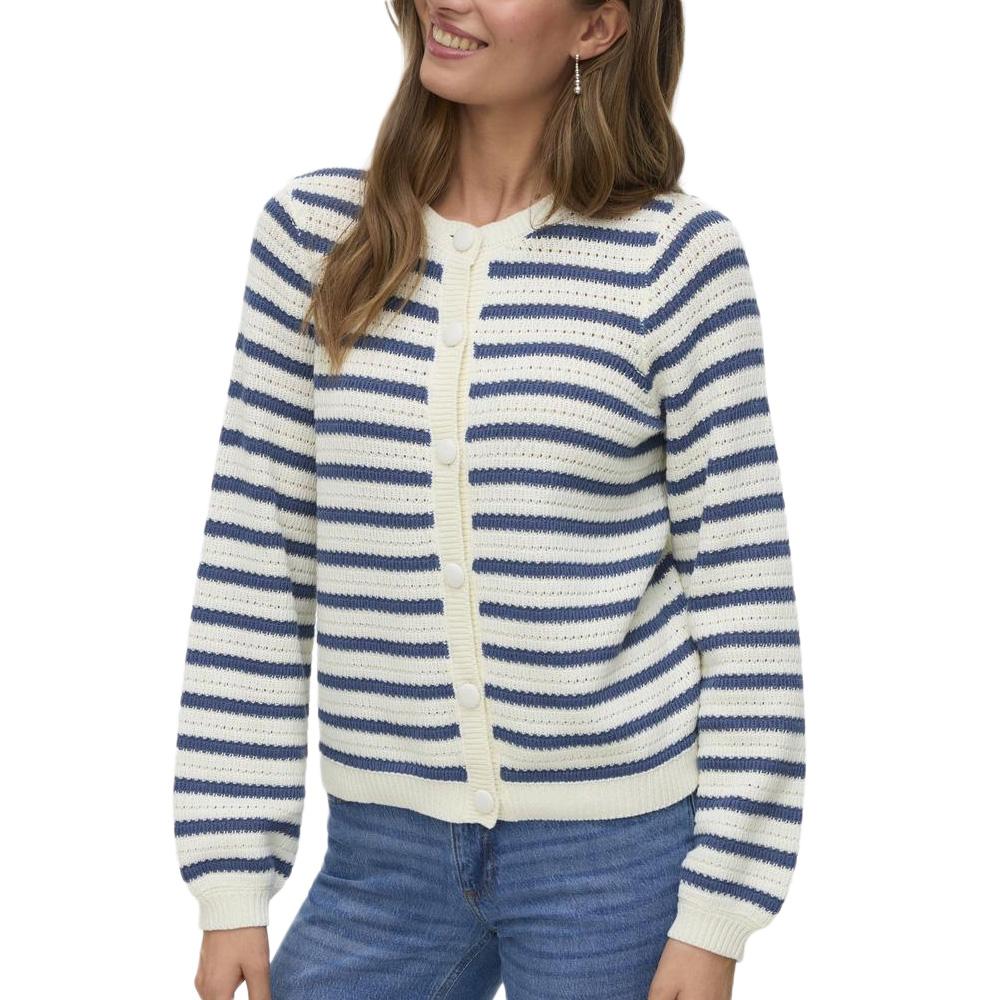 Gilet Beige/Marine Femme Vero Moda Geous pas cher