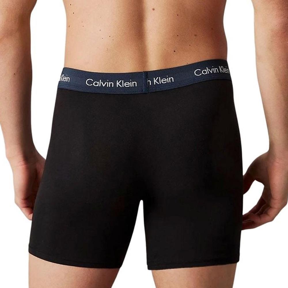 x5 Boxers Noir Homme Calvin Klein Jeans Brief vue 3
