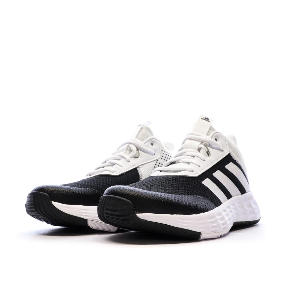 Chaussures de basketball Grises/Noires Garçon Adidas Ownthegame 2.0 vue 6