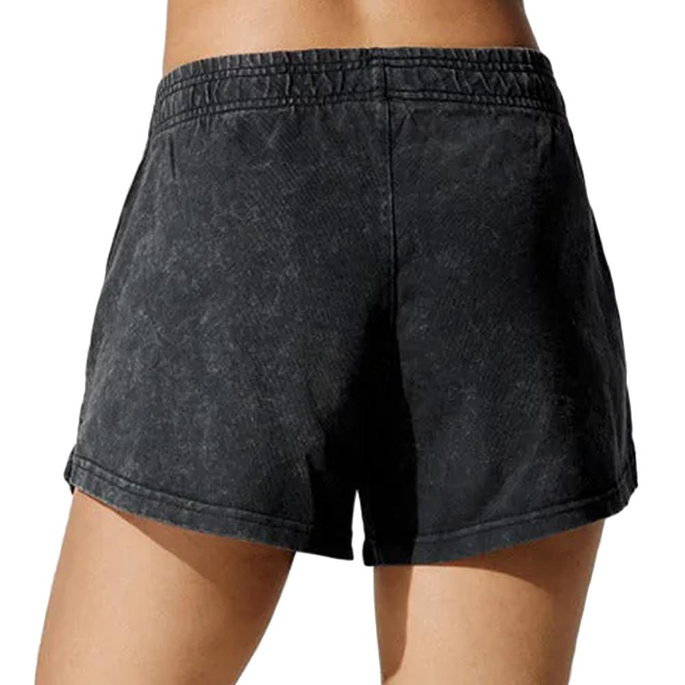 Short Anthracite Femme Nike Wash vue 2
