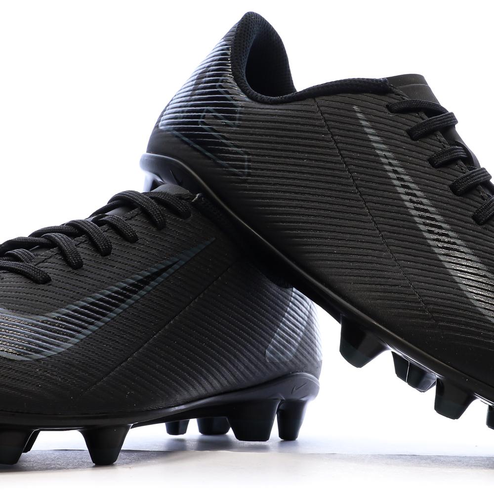 Chaussures de football Noires Garçon Nike Vapor 16 vue 7