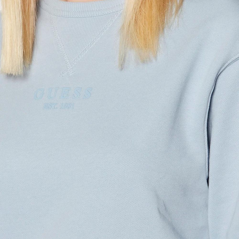 Sweat Bleu Femme Guess vue 3