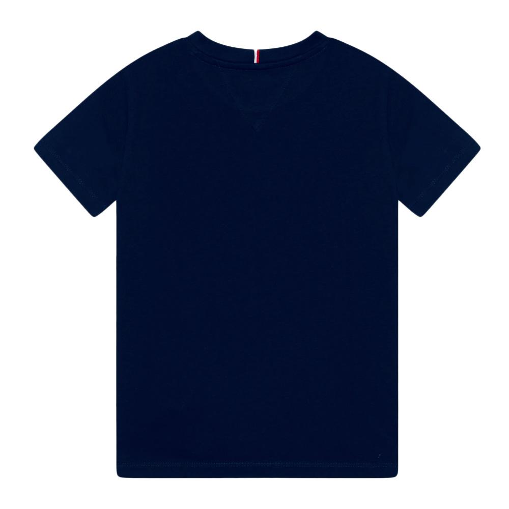 T-shirt Marine Garçon Tommy Hilfiger Icon vue 2