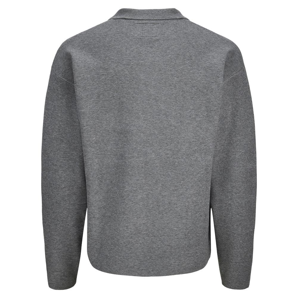 Pull Gris Homme Jack & Jones Bradfort vue 2