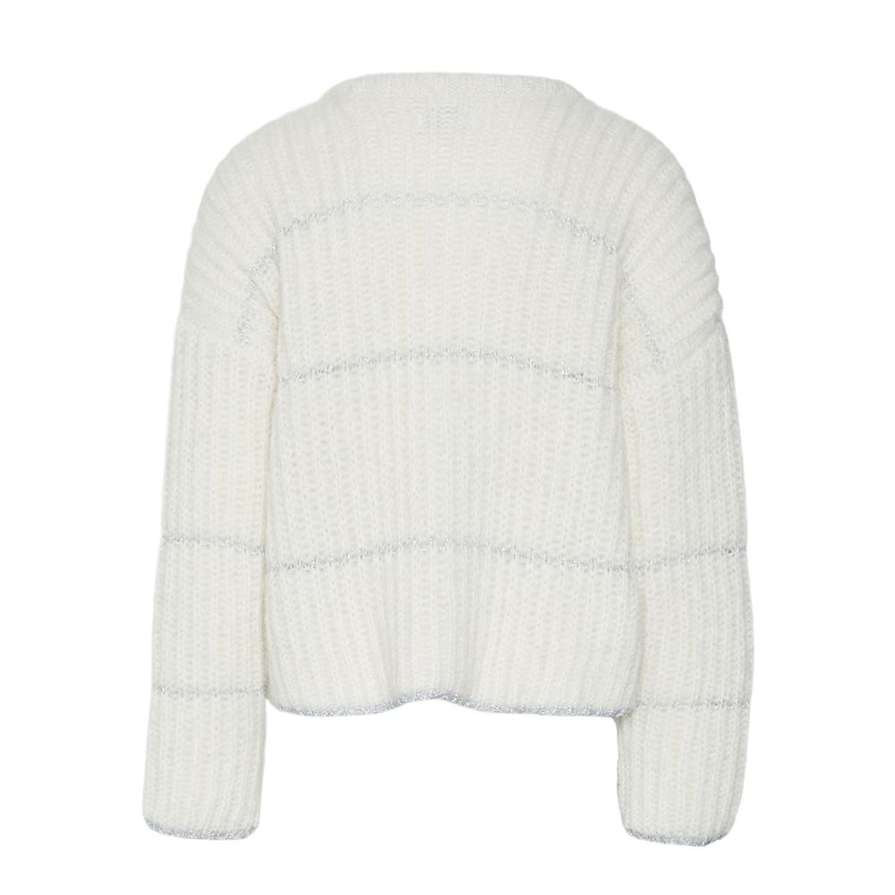 Pull Ecru Fille Vero Moda Shila vue 2