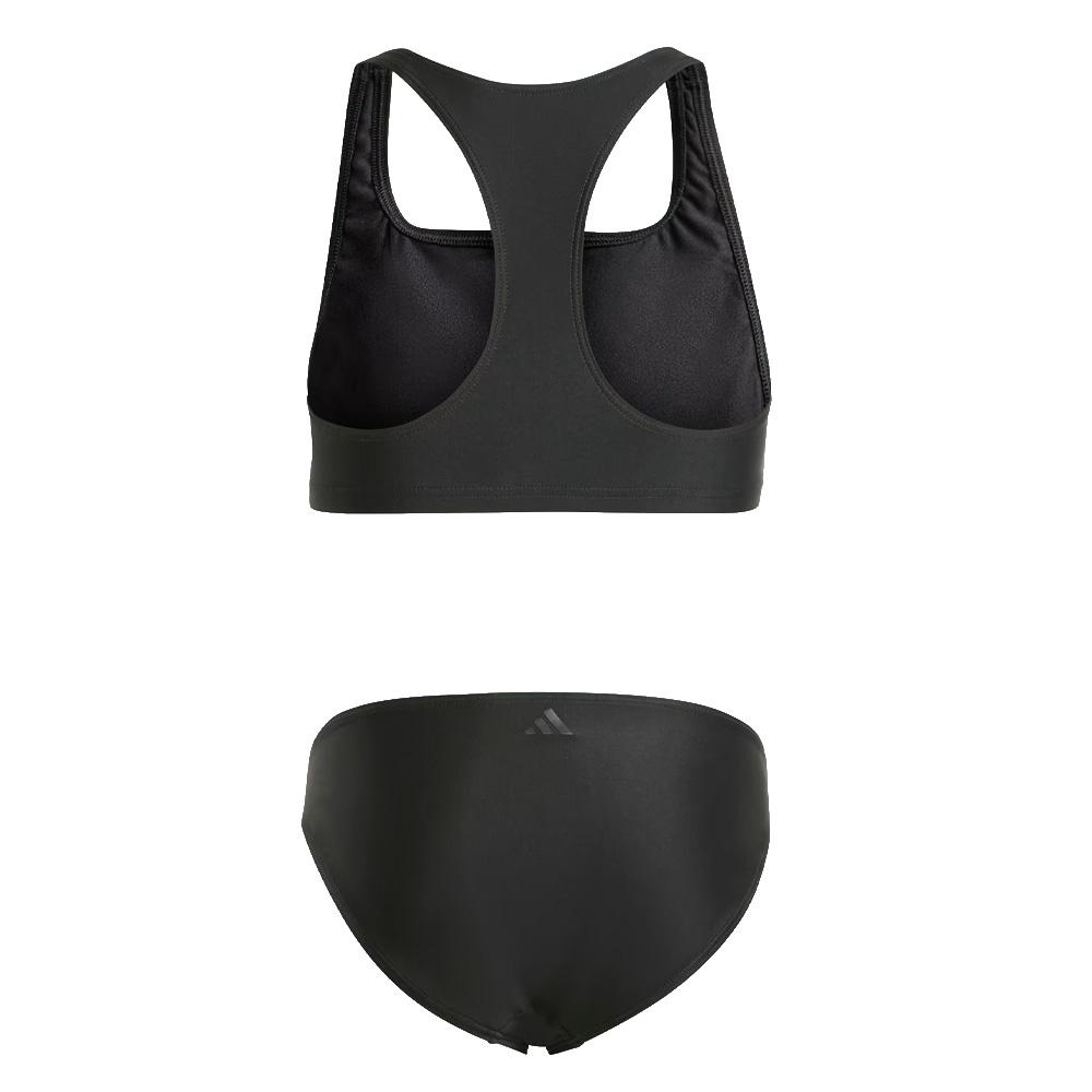 Maillot de bain Noir Fille Adidas Big Bars vue 2