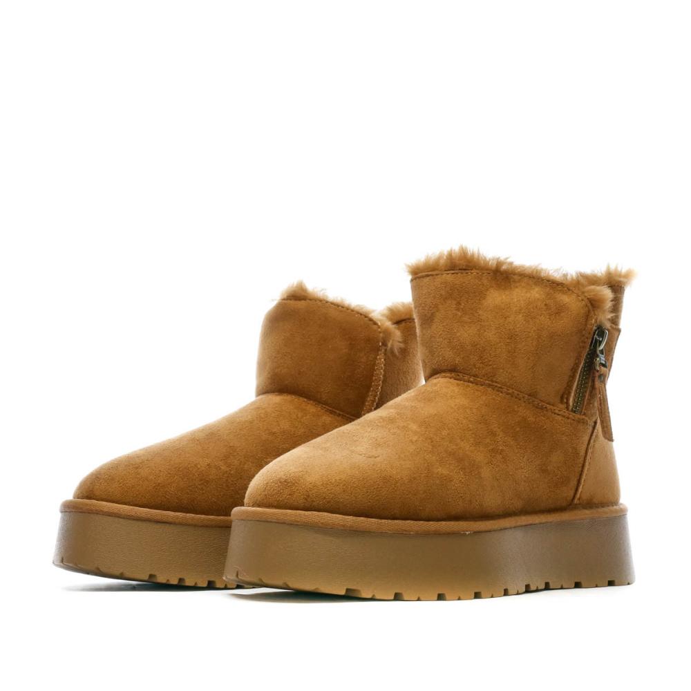 Boots à Plateforme Marron Femme Xti 142210 vue 6