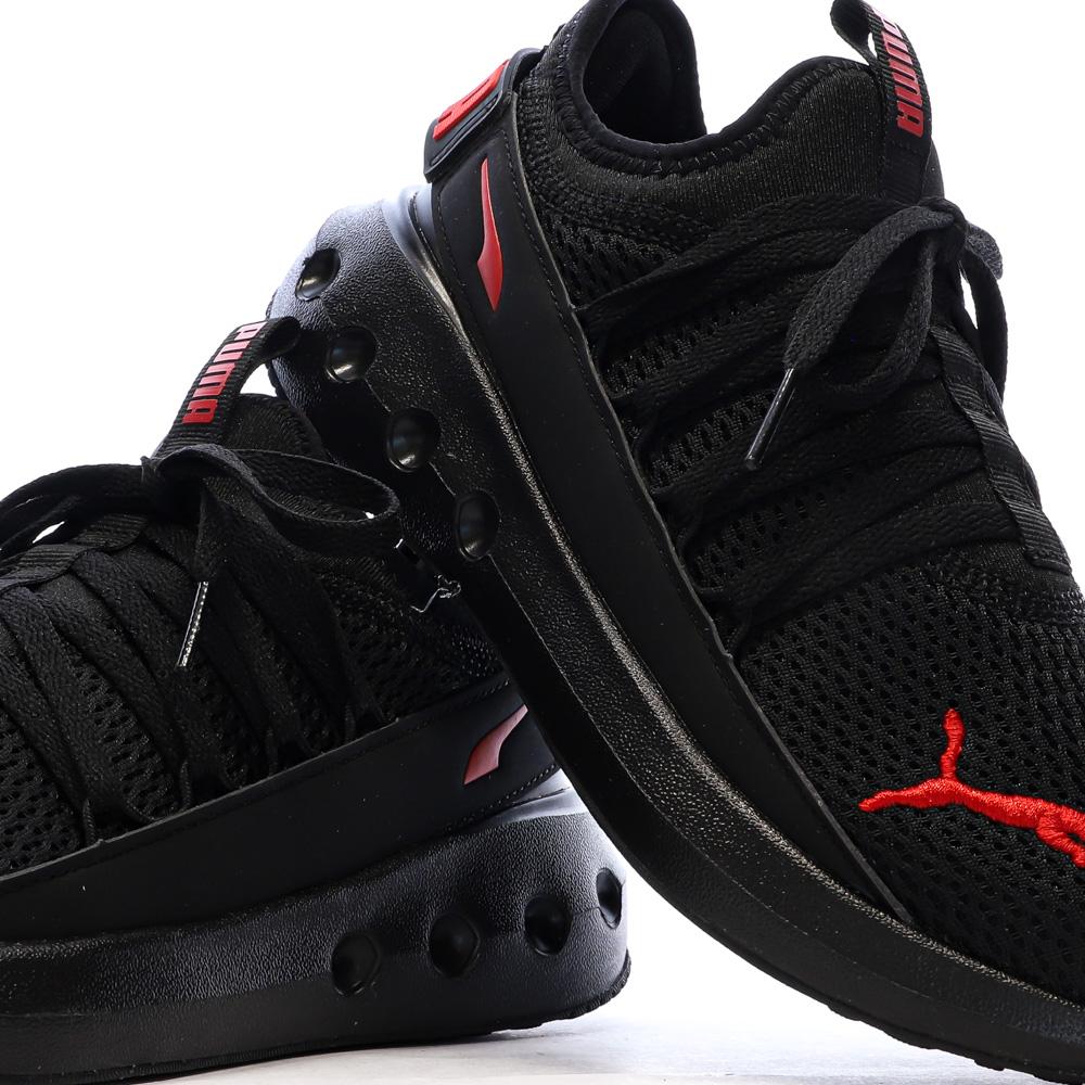 Chaussures de Sport Noir/Rouge Garçon/Homme Puma Softride Carson vue 7
