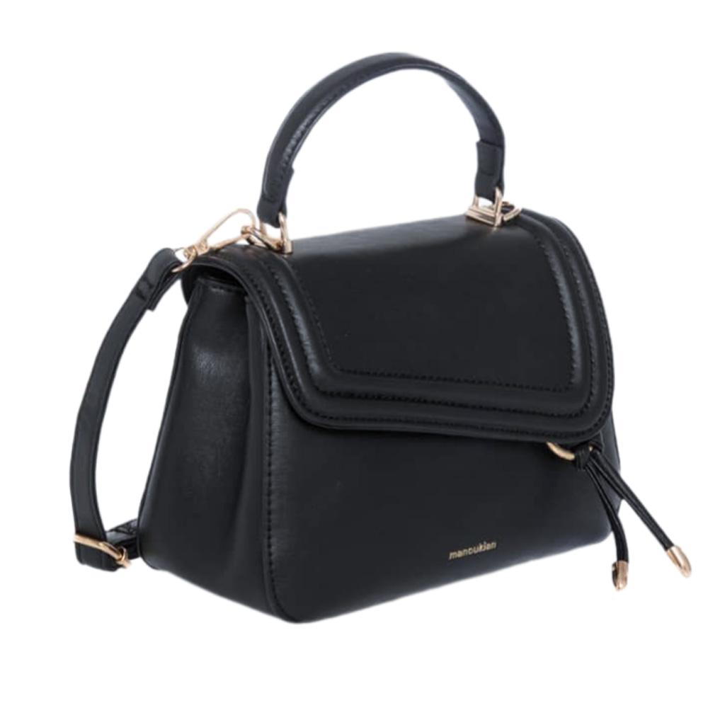 Sac à Bandoulière Bleu Femme Manoukian MELISSA pas cher