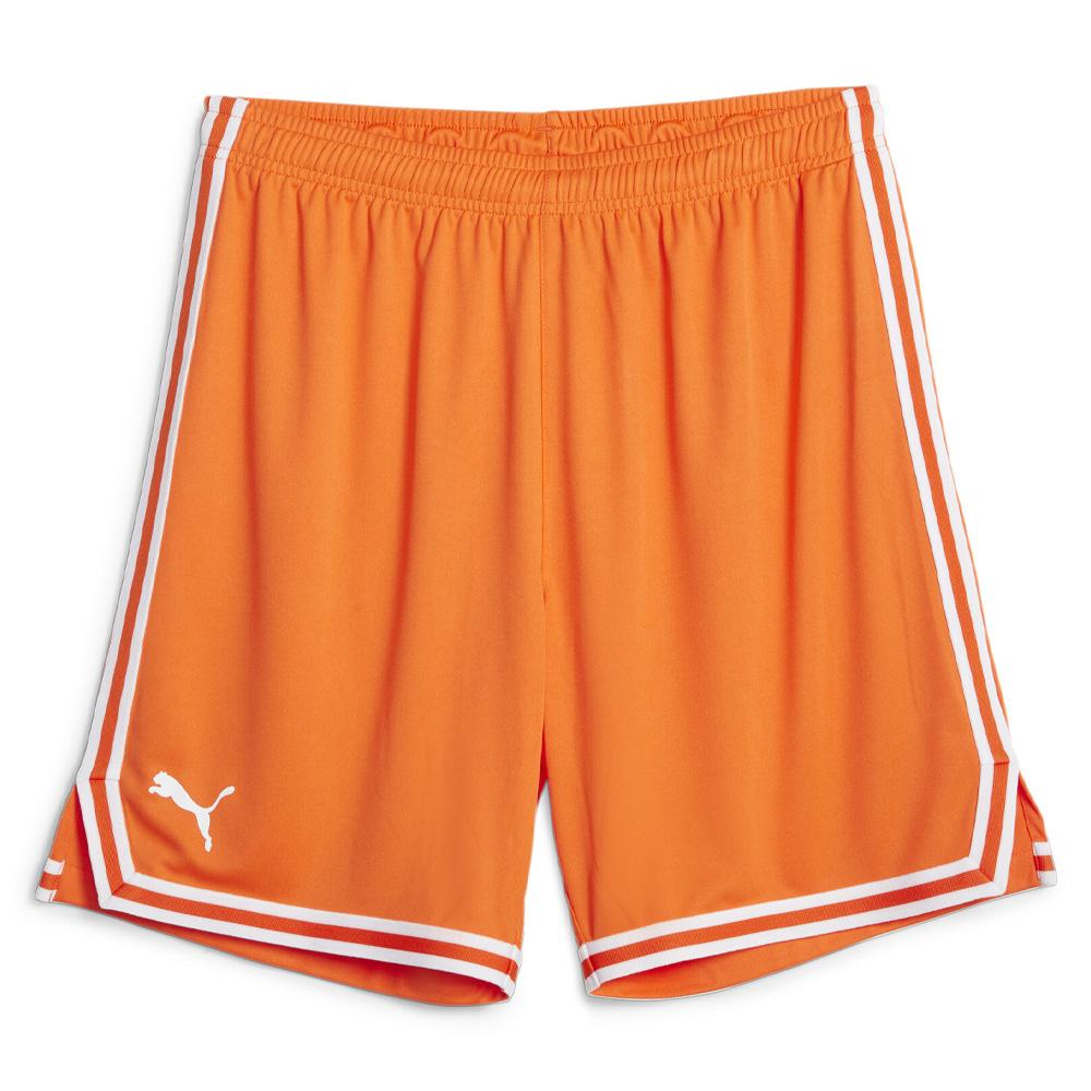Short de Basketball Orange Homme Puma Hoops Team Game Short pas cher