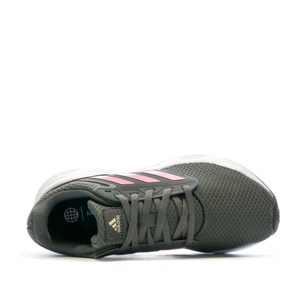 Chaussures de Running Grises/Rose Femme Adidas Galaxy 6 vue 4