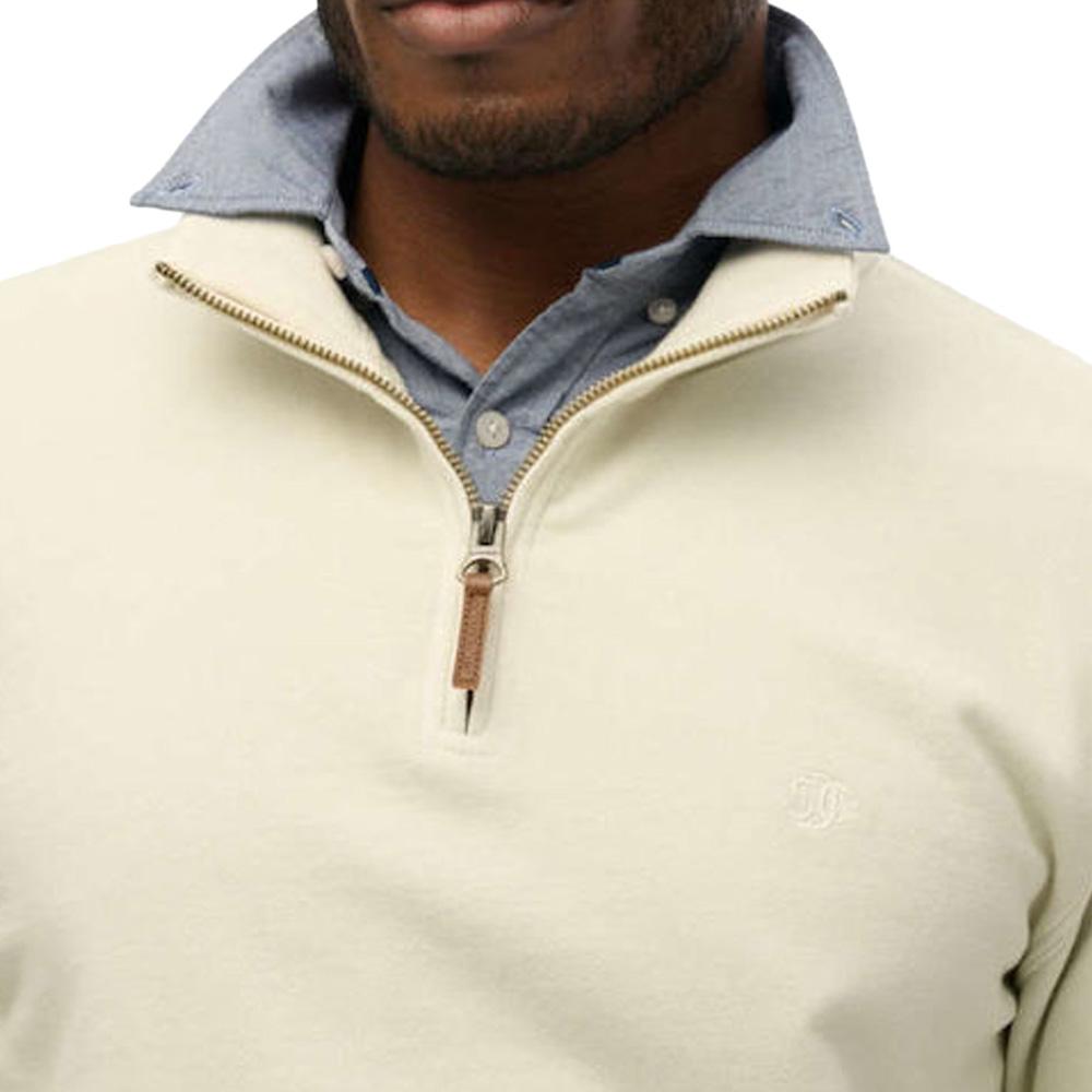 Sweat Blanc Homme Superdry Classic Essential vue 2