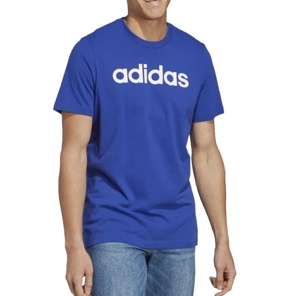 T-shirt Bleu Homme Adidas IC9279 pas cher