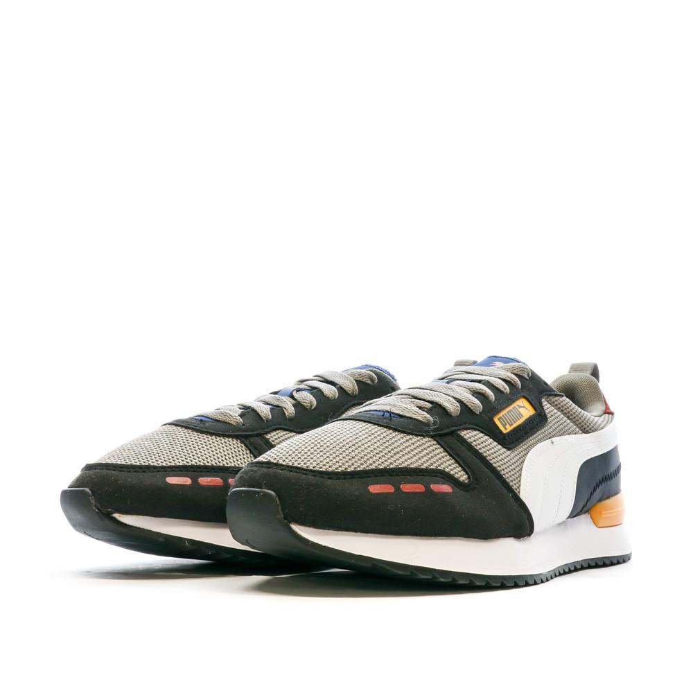 Baskets Gris/Noir Homme Puma R78 373117-60 vue 6