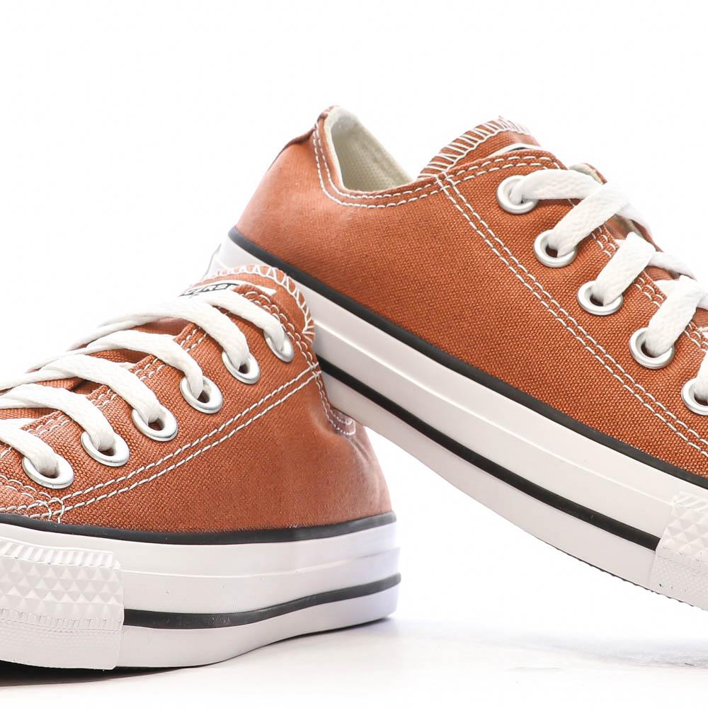 Baskets Orange Converse Homme Chuck Taylor All Star Nutshell vue 7