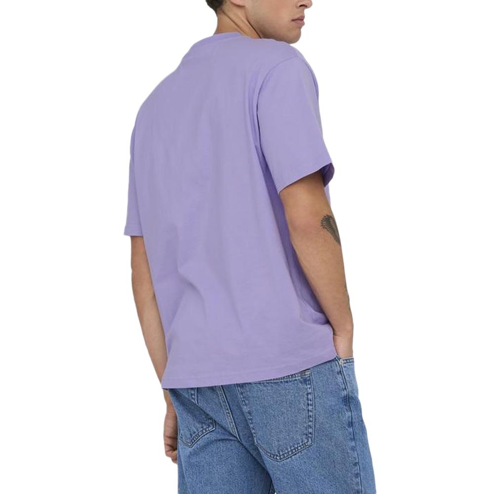 T-shirt Violet Homme Only & Sons Onsfred Life vue 2