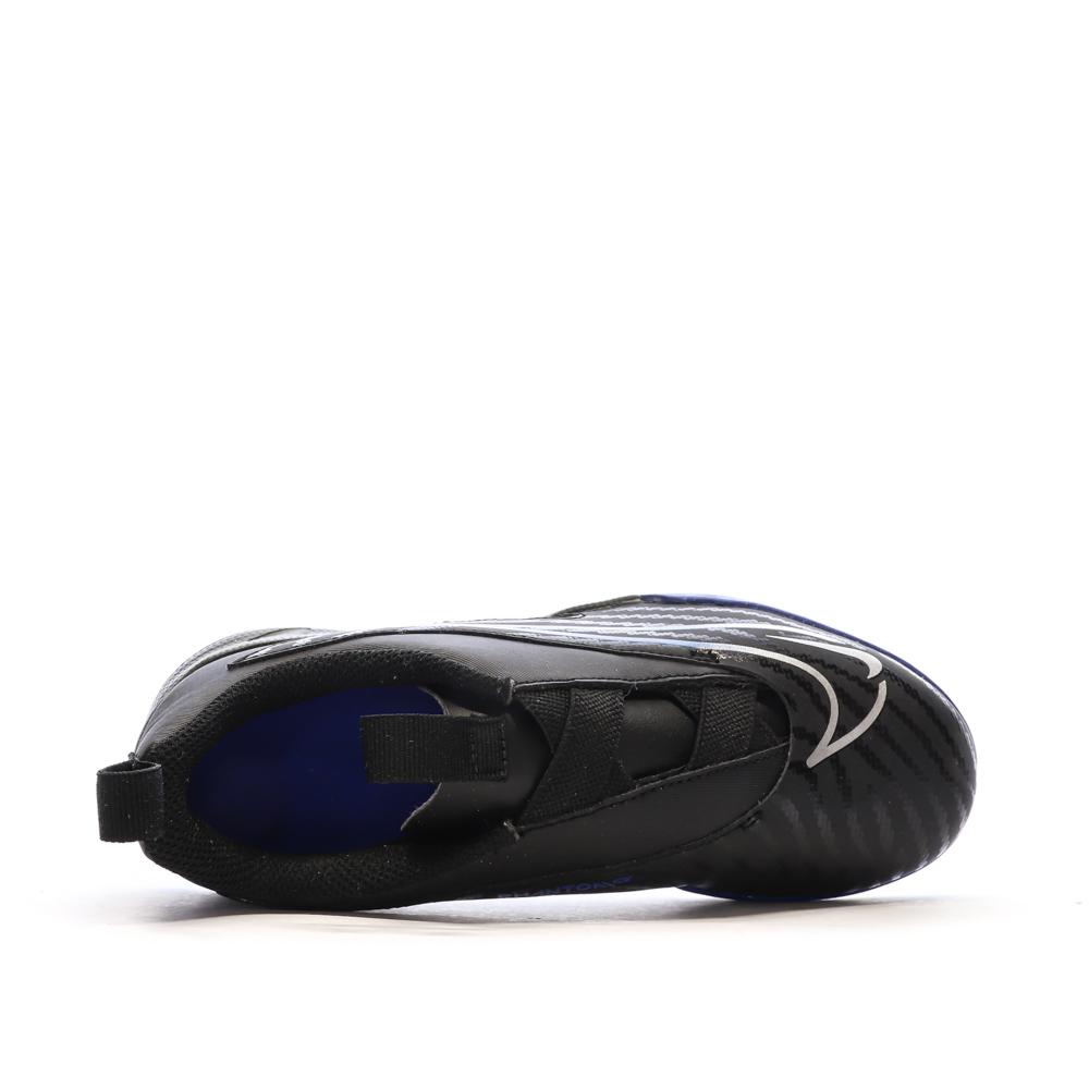 Chaussures de Foot Noir/Bleu Junior Nike Phantom GX Academy TF vue 4