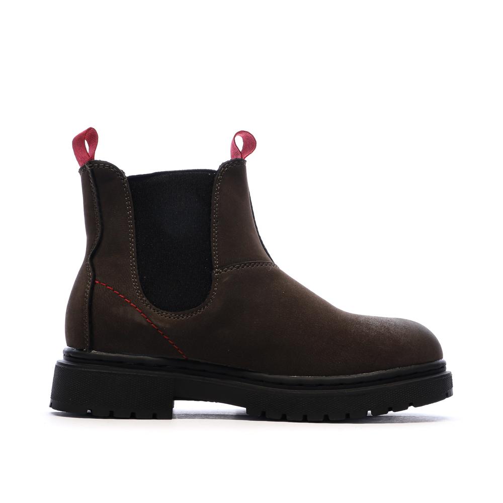 Bottines Marron Enfant Levi's Ohio vue 2