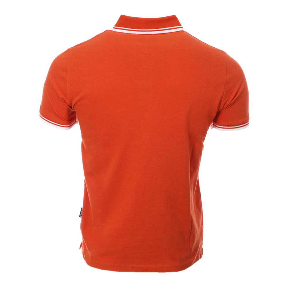 Polo Orange Homme Schott Bryan vue 2