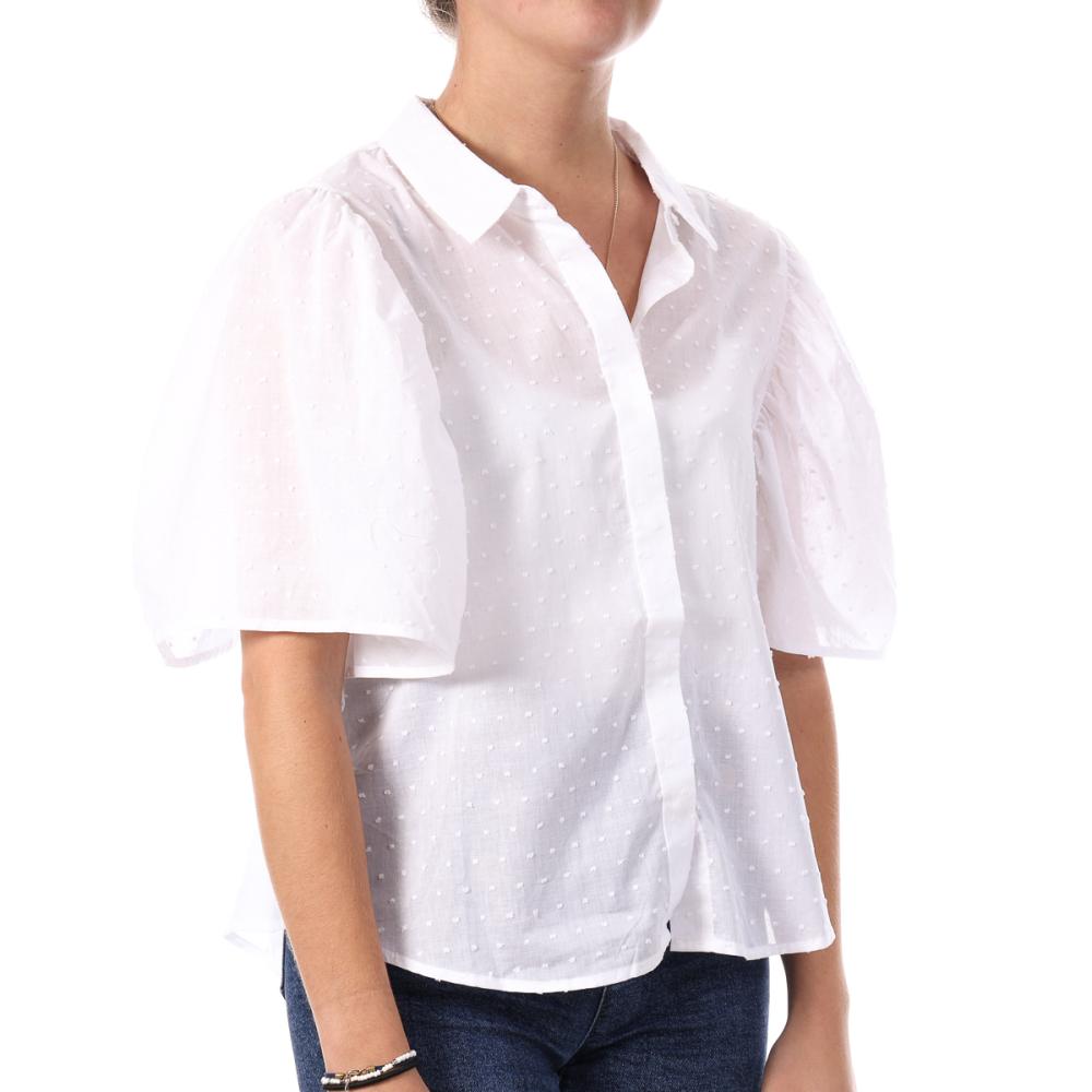 Blouse Blanche Femme Teddy Smith Crema pas cher