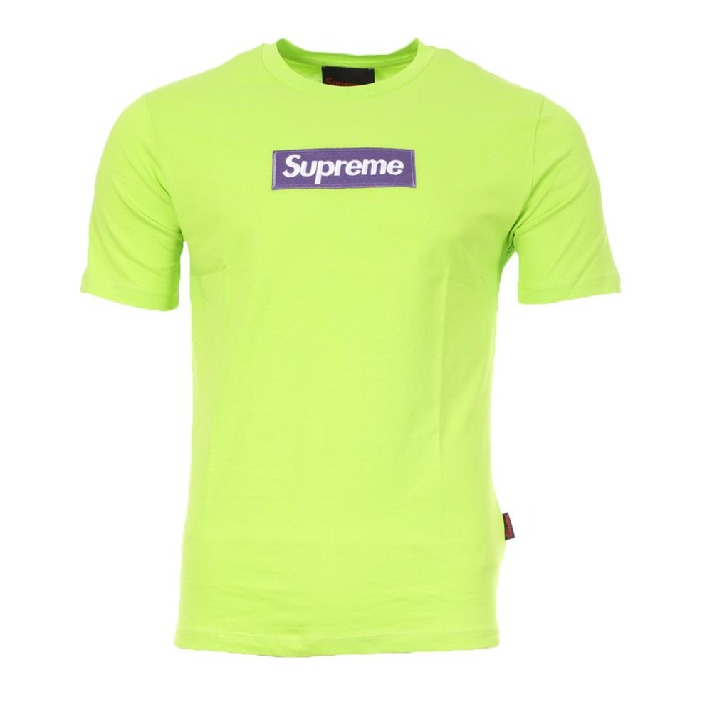 T-shirt Vert Fluo Homme Supreme Grip Bernd pas cher