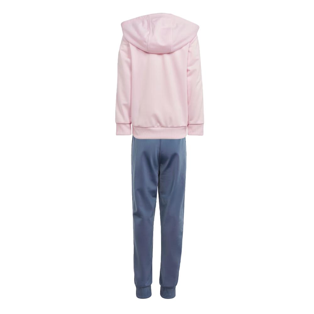 Survêtement Rose/Bleu Fille Adidas 3 bandes Essentials vue 2