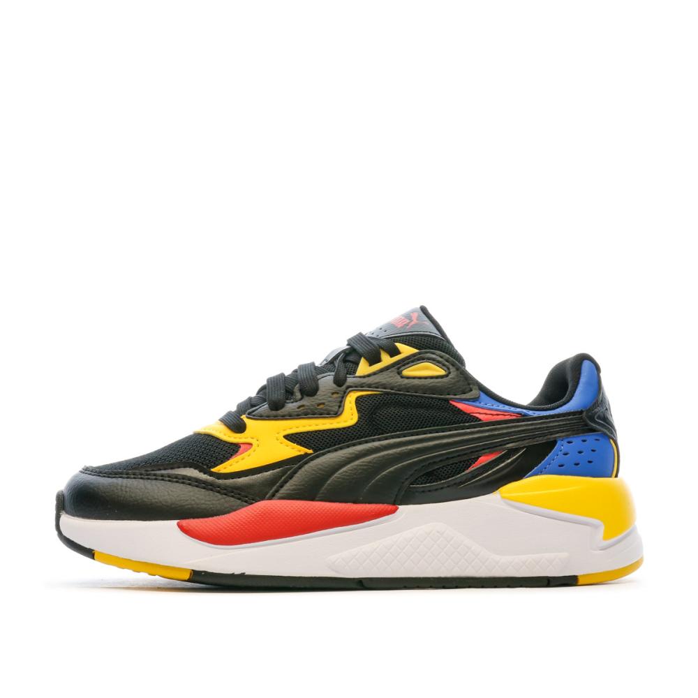 Baskets Noir/Bleu/Jaune Garçon Puma X-Ray Speed pas cher