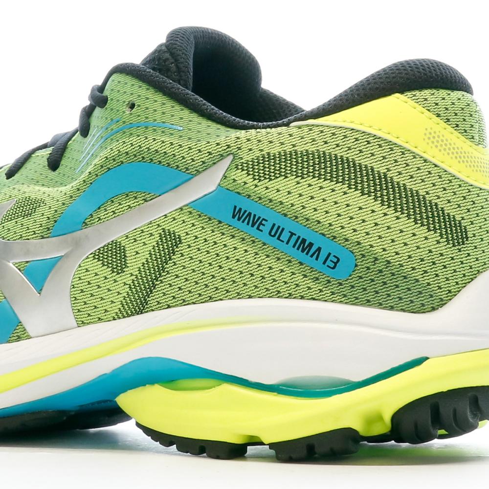 Chaussures de running Jaune/Bleu Homme Mizuno Wave Ultima vue 7
