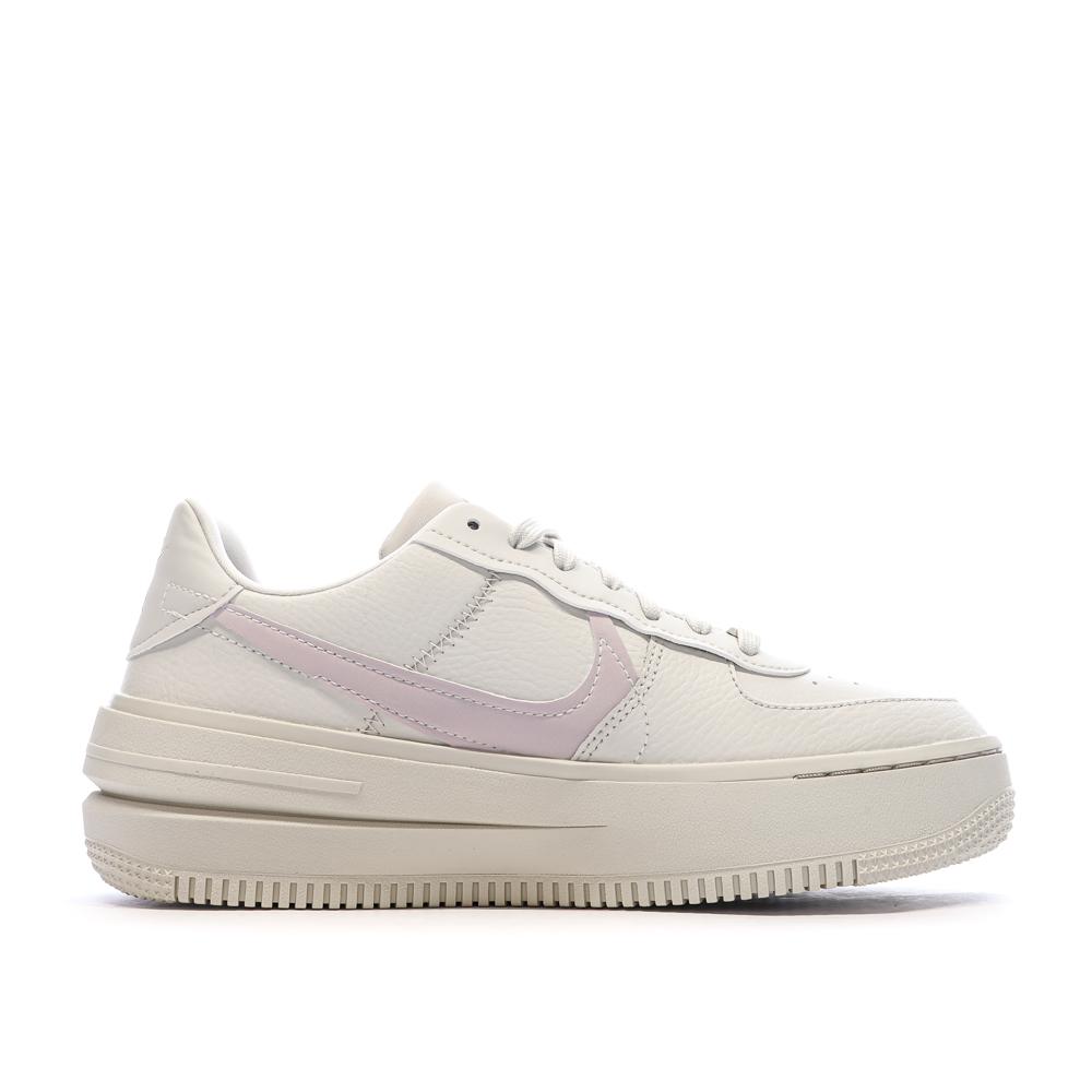 Air Force 1 Greige Femme Nike PLT. AF. ORM vue 2