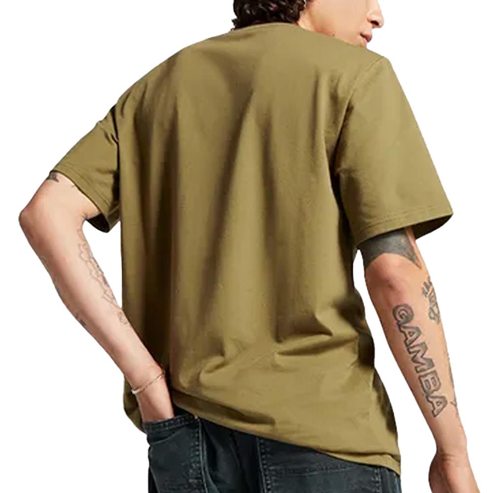 T-shirt Kaki Homme Converse Cosmic Turtle vue 2
