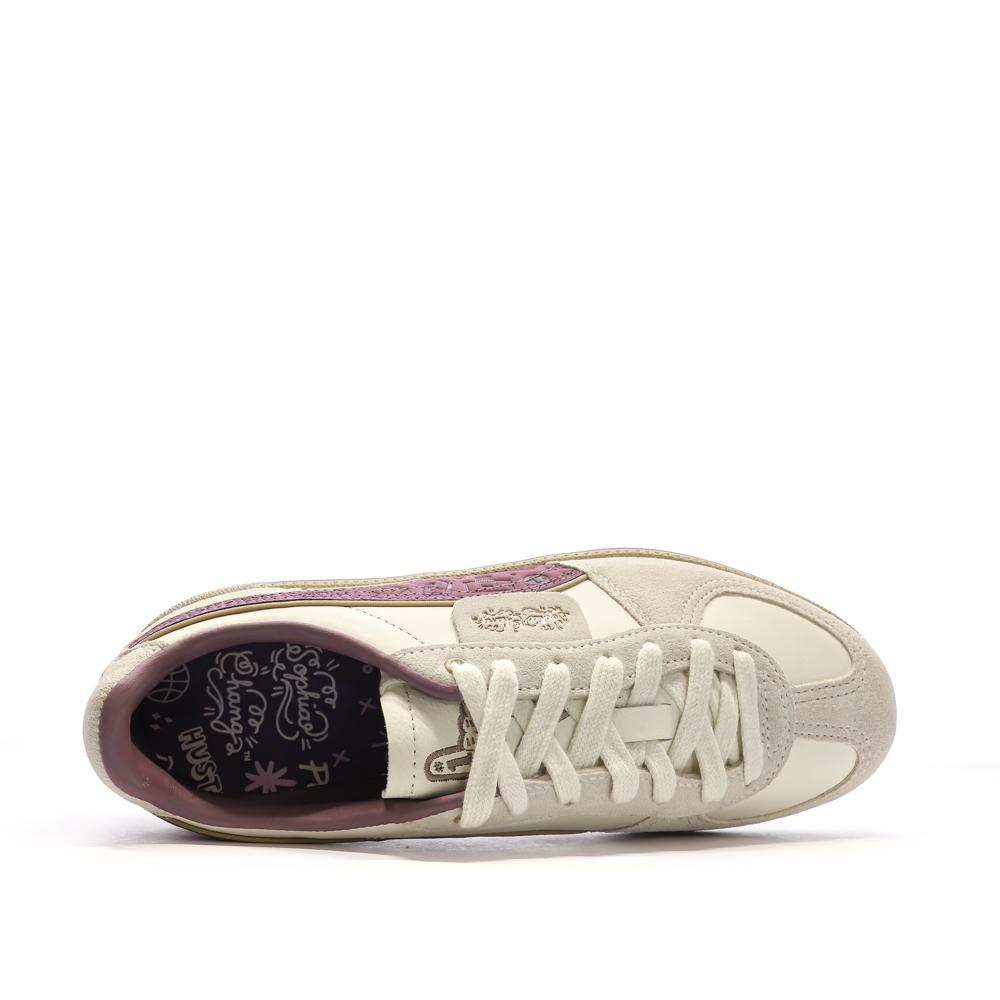Baskets Beiges/Prune Femme Puma Palermo x Sophia Chang vue 4